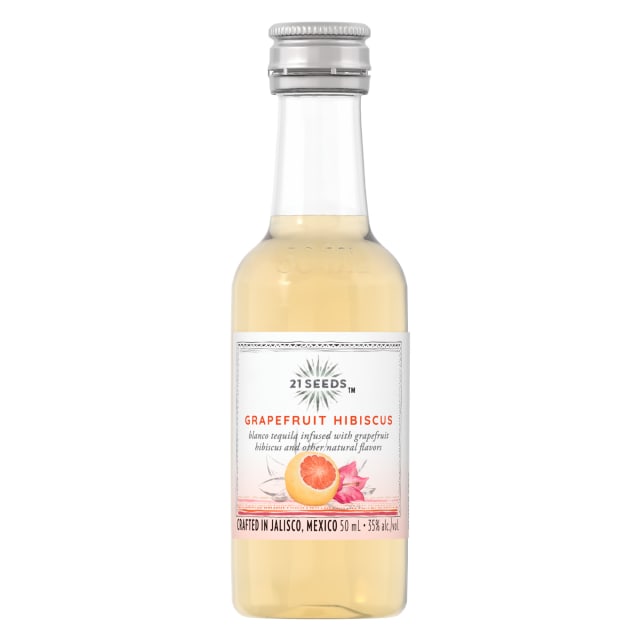21 Seeds Tequila Grapefruit Hibiscus 70 6/10PK 50ML