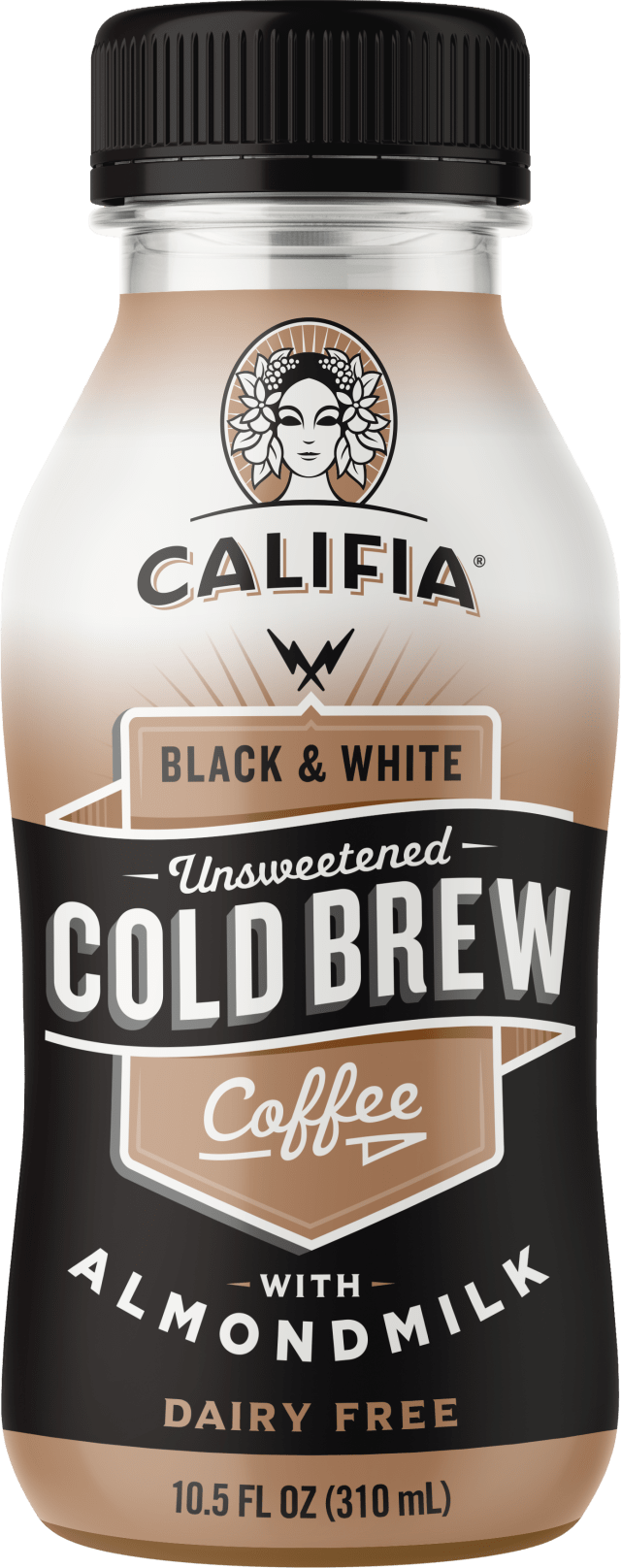 Cold Brew Coffee - Black & White with Almondmilk