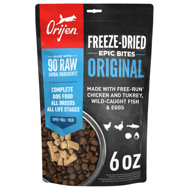 ORIJEN Epic Bites Freeze-Dried Dry Dog Food Original Recipe