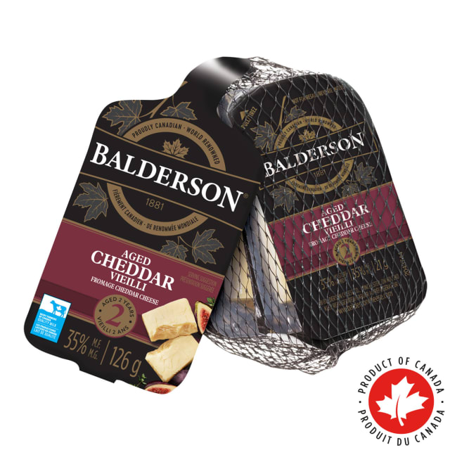 Balderson 2 Year Old Cheddar Cheese Portions, 6-Pack