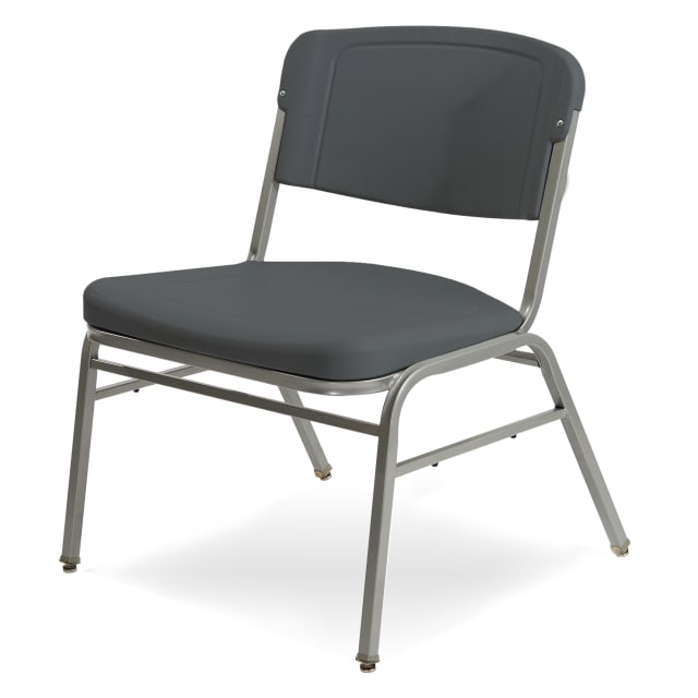 Rough n Ready® 4 Pack Big & Tall Stack Chair, Charcoal
