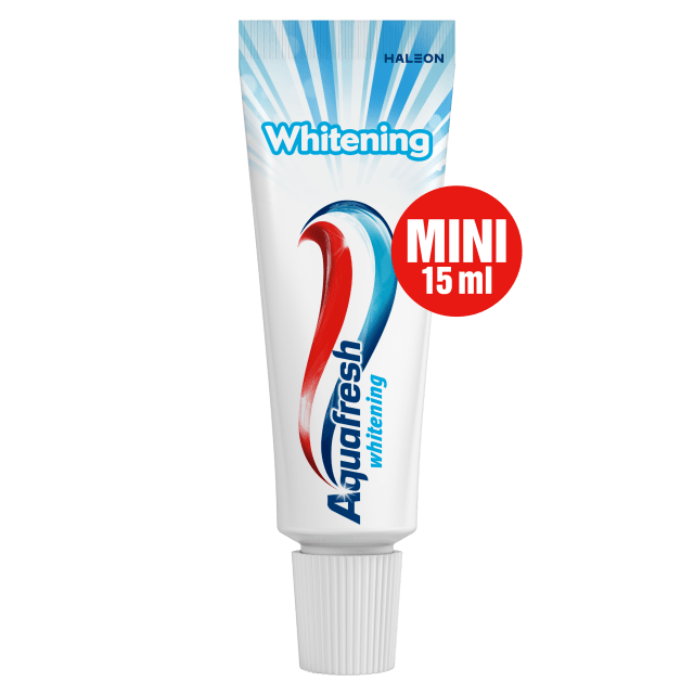 Aquafresh Whitening Mini-Tandpasta Reisformaat 15ml
