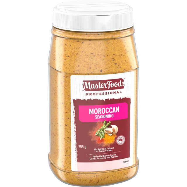 MASTERFOODS Seasoning Moroccan 755g Bulk Jar