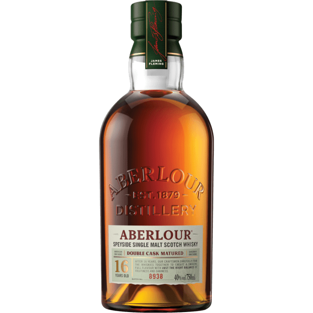 Aberlour 16 Year Old Double Cask Matured Single Malt Scotch Whiskey, 750 ml Bottle, 80 Proof