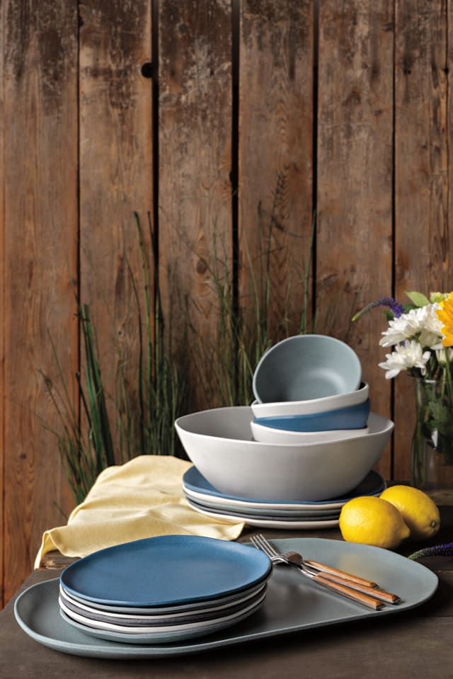 Fresco Melamine Cereal Bowl - Graphite