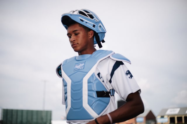 2026 Mach Pro Catcher's Set In-Line Lifestyle Imagery