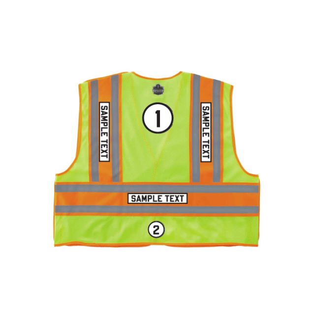 GloWear 8245PSV Two-Tone Hi-Vis Public Safety Vest - Type P, Class 2