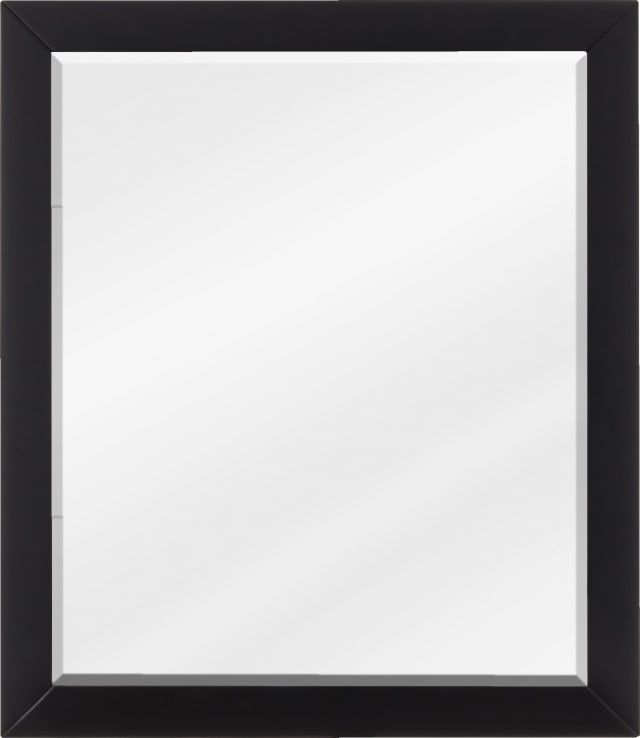 24" Black Cade Mirror