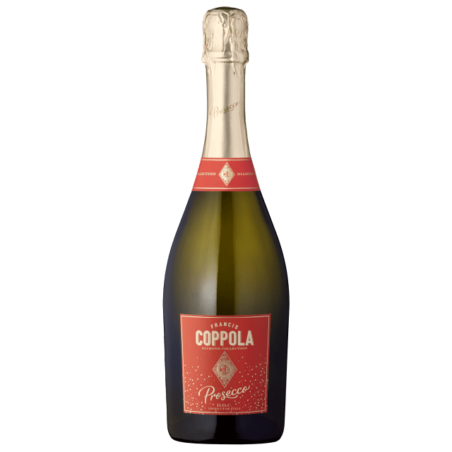Francis Coppola Diamond Collection Prosecco Sparkling Wine, Italy, 750mL Glass Bottle