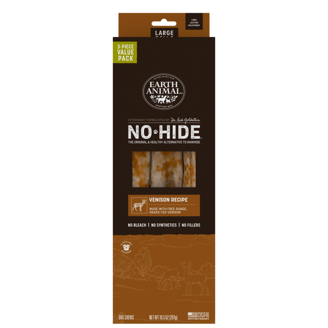 No-Hide - Venison - Rolls - Large - Value Pack - 3 Pk