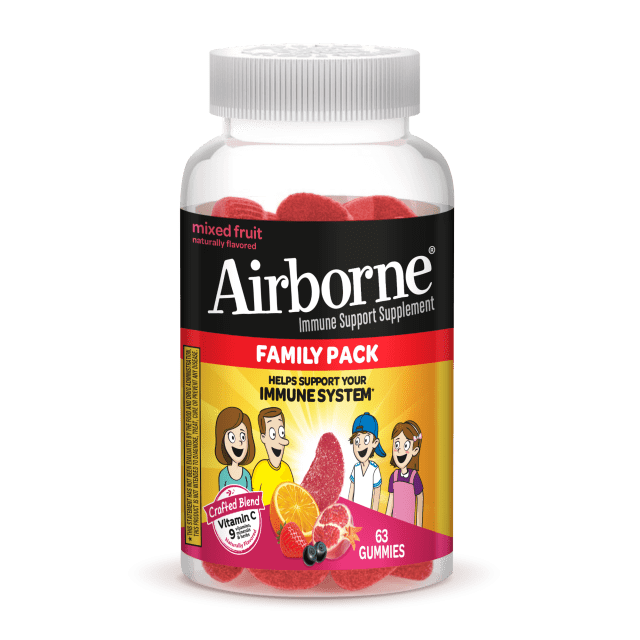 AIRBORNE® Gummies - Mixed Fruit 12/63 ct.