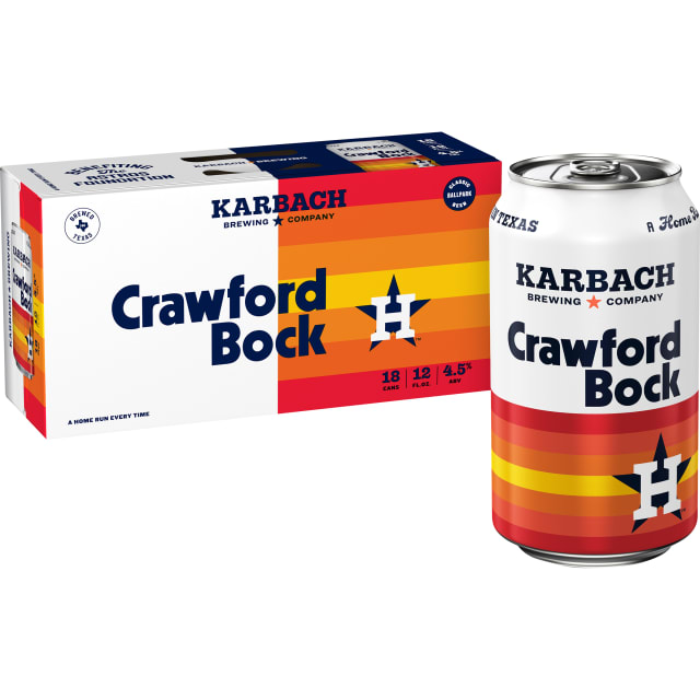 Karbach Crawford Bock 18x12 oz Can Suitcase CARRIER - Aqueous Coating