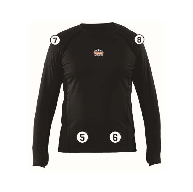 N-Ferno 6435 Midweight Long Sleeve Base Layer Shirt - 240g