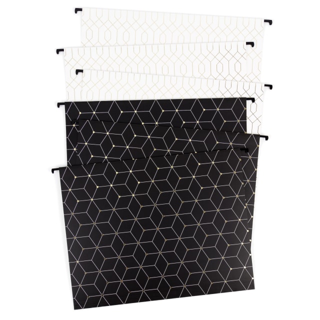 Fashion Hanging File Folders, 1/5 Cut, Assorted Colors