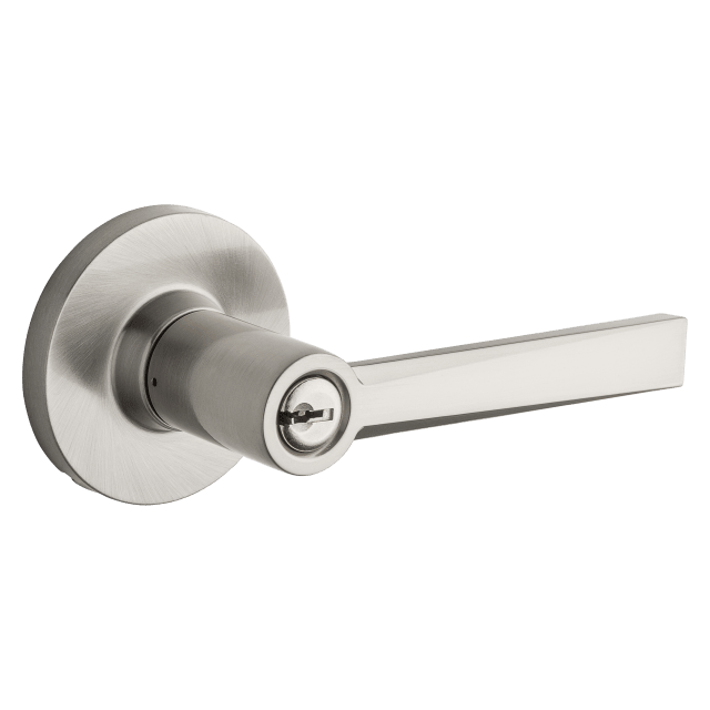 Westley Entry Lever in Satin Nickel
