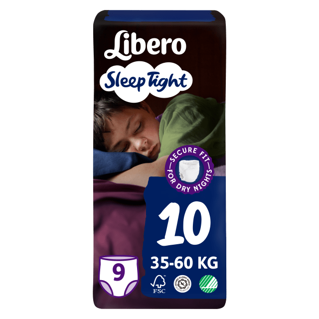 Libero SleepTight 10 35-60 kg 9 pcs