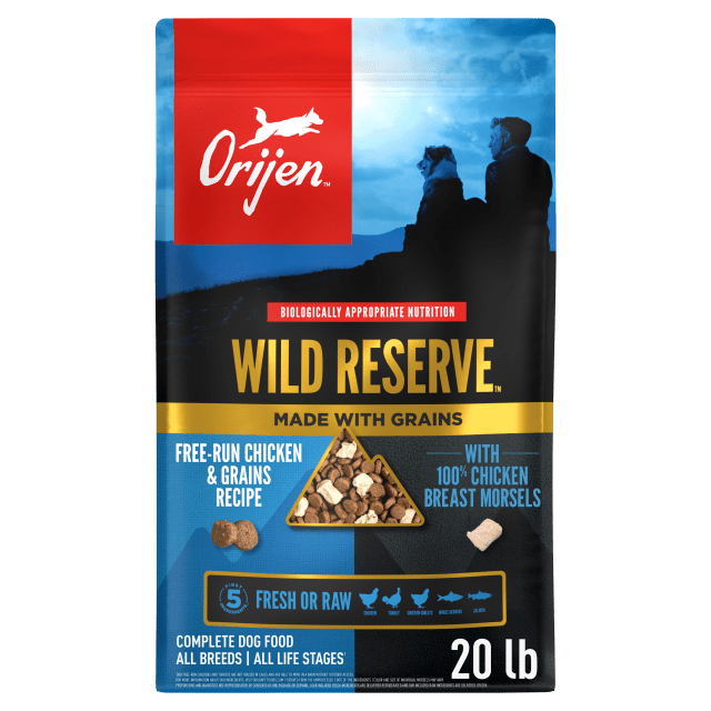 ORIJEN Wild Reserve Dry Dog Food Free-Run Chicken & Grains Recipe