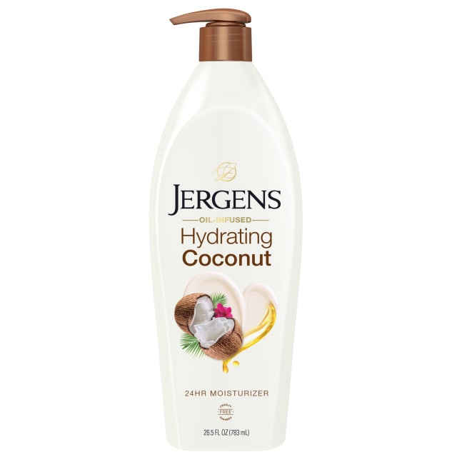 Jergens Hydrating Coconut Body Lotion For Dry Skin, 26.5 fl oz