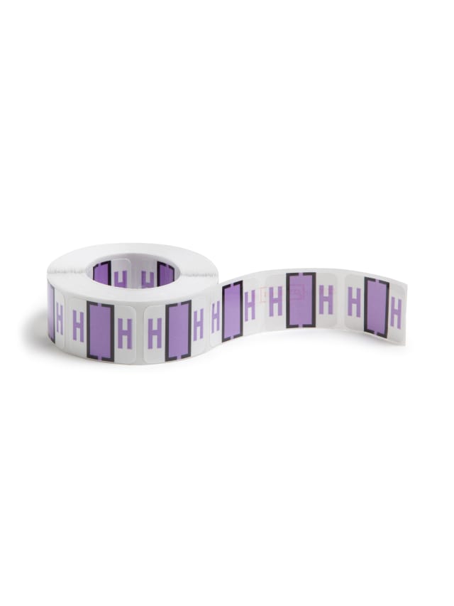 BCCR Bar Style Color-Coded Alphabetic Labels, A-Z Rolls