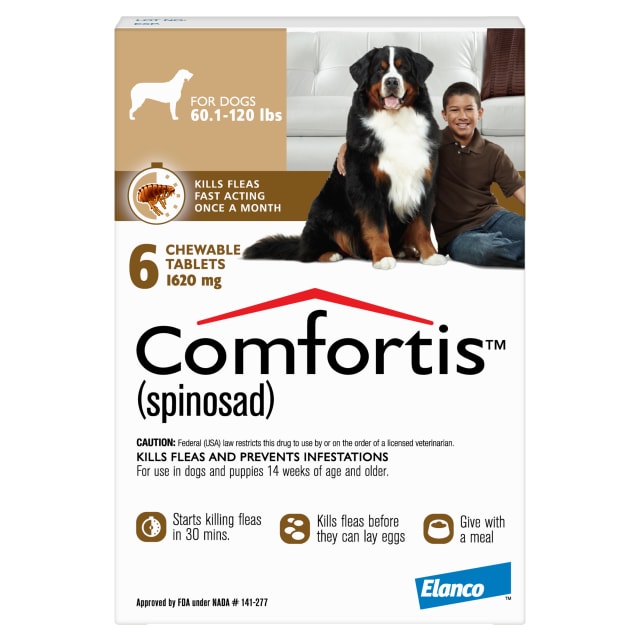 Comfortis -6 doses/card - Brown (1620 mg)