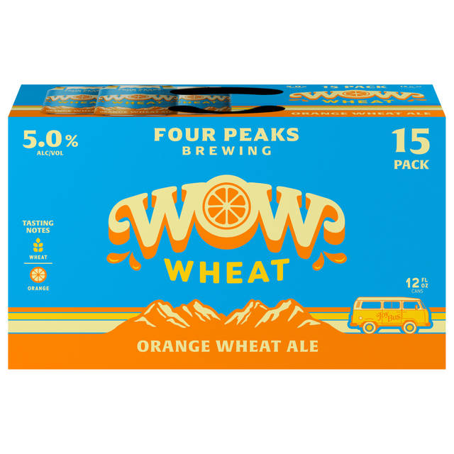 Four Peaks Wow Wheat 15x12oz Can Pack CARRIER