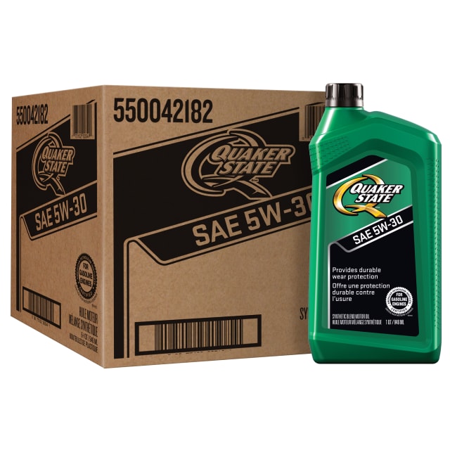 Quaker State 5W-30 Gasoline Engine Oil, 0.946 Litre (Case of 6)