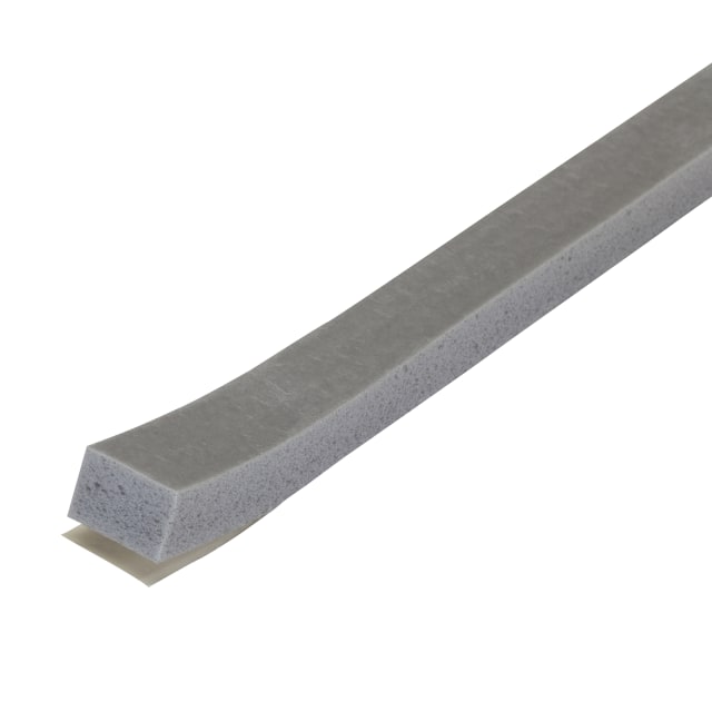 02295 - 3/8 in. x 1/2 in. x 10 ft. Gray Foam Window Seal for Large Gaps