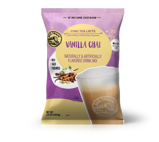 Big Train Vanilla Chai Tea Latte Drink Mix, 4 x 3.5 lb