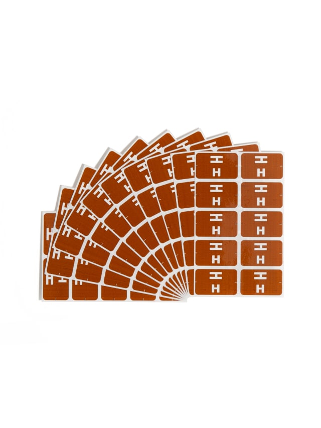 AlphaZ® ACCS Color Coded Alphabetic Labels - Sheets