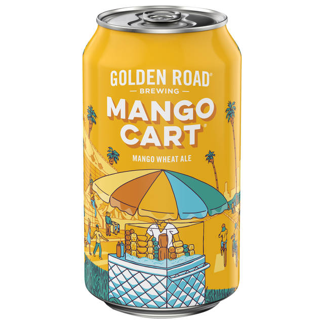 Golden Road Brewing Wheat Ale Mango Cart Beer 12 fl oz