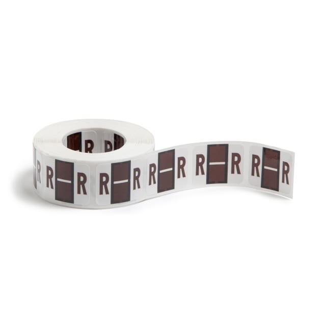 BCCR Bar Style Color-Coded Alphabetic Labels, A-Z Rolls