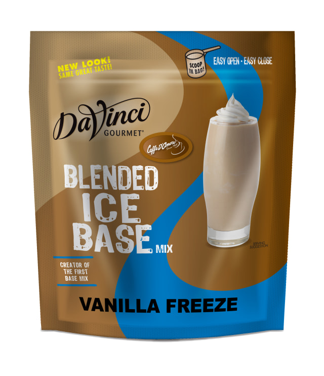 DaVinci Gourmet Vanilla Freeze Base Mix, 5 x 3 lb