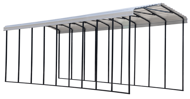 Galvanized Steel Rv Carport, 14X42X14