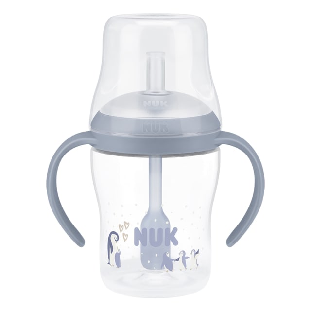NUK PM 150ML PP LBTL STRAW CL2 PENGU 1/B