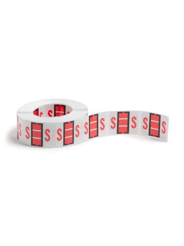 BCCR Bar Style Color-Coded Alphabetic Labels, A-Z Rolls