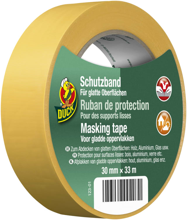 Duck® Schutzband Quergerillt Gelb