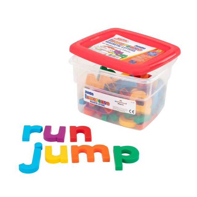 JUMBO MULTICOLOR LOWERCASE ALPHAMAGNETS