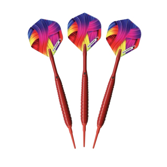 Elkadart Neon Red Soft Tip Darts 18 Grams