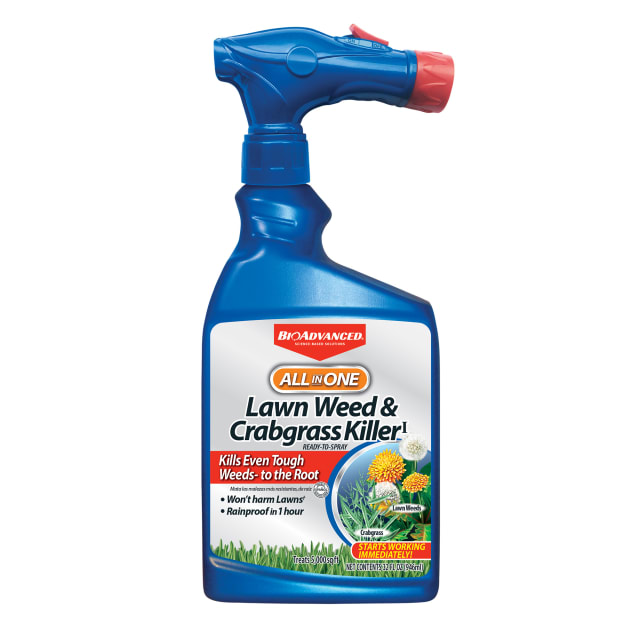 704080A, BioAdvanced All-In-One Lawn Weed and Crabgrass Killer I, Ready-to-Spray, 32 oz, 5,000 Sq Ft