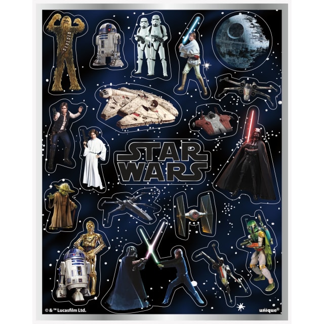 79288  Star Wars Classic Sticker Sheets, 4ct