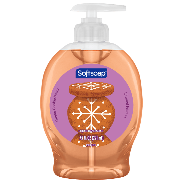 Softsoap Limited Edition Liquid Hand Soap, Ginger Cookie Scent, 7.5 fl oz
