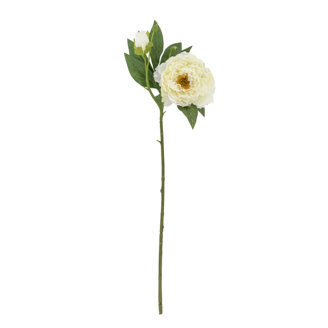 82072839 - Peony Stem, White, Artificial Flowers STOCK: 300