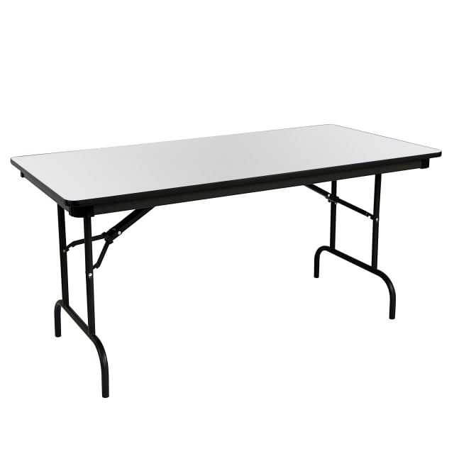 OfficeWorks™ Commercial Wood Laminate Folding Table, Gray, 30" x 72"