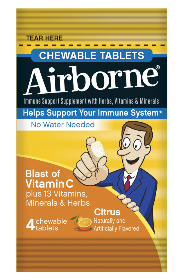 AIRBORNE® Chewable Tablets - Citrus 144/4 ct.