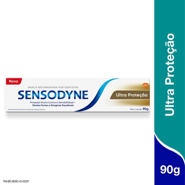 Sensodyne Ultra Proteção Pasta de Dente Para Dentes Sensíveis 90g