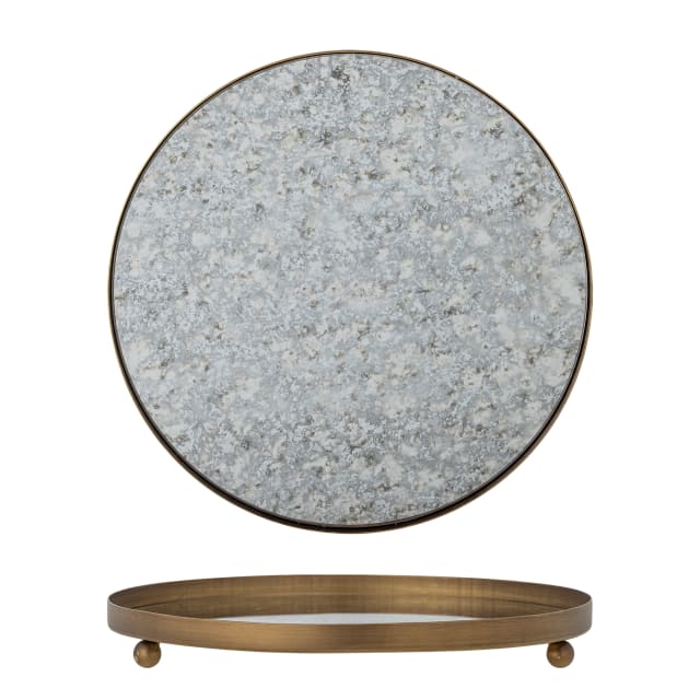 82061769 - Glacier Tray, Gold, Metal, Glass STOCK: 4