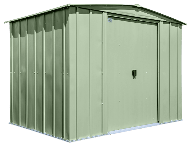 Classic Steel Storage Shed, 8X6, Sage Green