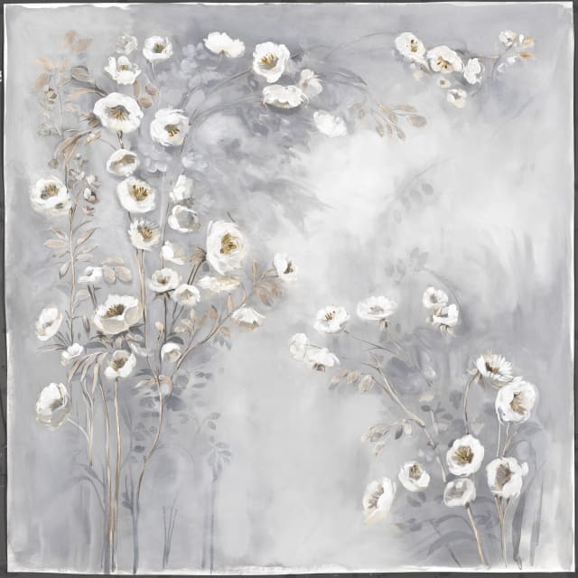 Monique Lhuillier Floral Purple Peel &amp; Stick Mural