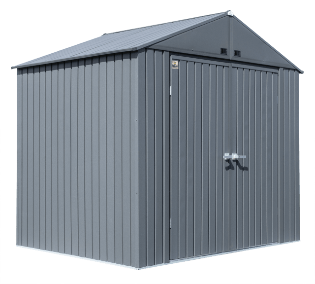 Elite Steel Storage Shed, 8X6, Anthracite