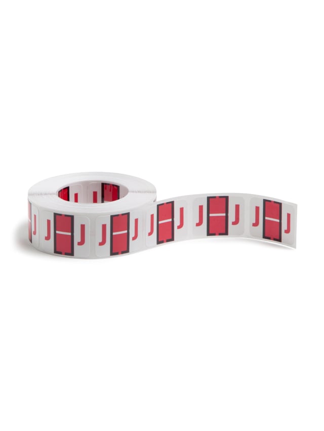 BCCR Bar Style Color-Coded Alphabetic Labels, A-Z Rolls